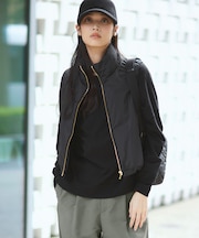 【WEB限定カラーあり/洗える】ウーステッドウール ワイドシルエット ニット