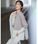 【WEB限定カラーあり/洗える】ウーステッドウール ワイドシルエット ニット