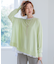 【WEB限定カラーあり/洗える】ウーステッドウール ワイドシルエット ニット