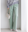 【洗える】23区DENIM ベルベットストレッチ ワイドパンツ