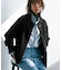 【CLASSY.11月号掲載/洗える】ラクーンブレンドダブルフェイス ニットカーディガン
