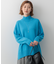 【洗える】カシミヤブレンド ハイネック ニット