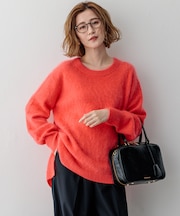 ウールカシミヤシャギー ニット