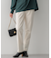 【Oggi2月号掲載/洗える】ウォームストレッチ テーパード パンツ