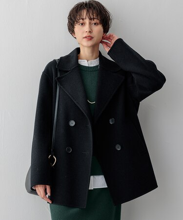 【滝沢眞規子さん着用】MANTECOPureリバー Pコート