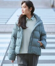 【VERYベストダウン大賞 ベストバイ賞受賞/洗える/撥水加工】シレータフタ コンパクト ダウンコート