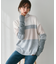 【Oggi1月号掲載/洗える】ウールカシミヤ カラーブロック ニット