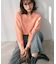 【洗える】ウールカシミヤ クルーネック ニット