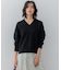 【Oggi2月号掲載/洗える】ウールカシミヤ Vネック ニット
