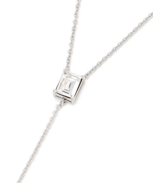 ラインストーン ラリエット ネックレス