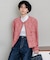 【滝沢眞規子さん着用】GIOLICA ボタン ツイード ジャケット