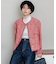 【滝沢眞規子さん着用】GIOLICA ボタン ツイード ジャケット