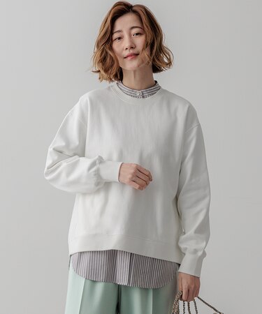 【WEB&一部店舗限定カラーあり/Oggi2月号掲載】カラー スウェット
