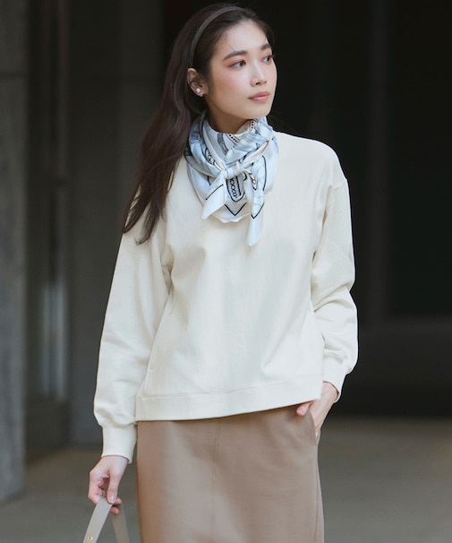 【WEB&一部店舗限定カラーあり/Oggi2月号掲載】カラー スウェット