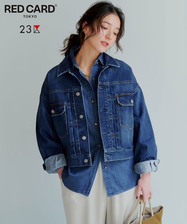 【Oggi3月号掲載/RED CARD TOKYO×23区】ショート丈 デニム ジャケット