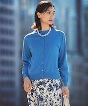 【Oggi6月号掲載/洗える】プレミアムビオコットン カーディガン