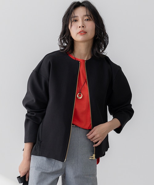 【洗える】コットンエアー ギャザー ライトアウター 洗える】コットンエアー ギャザー ライトアウター｜ニジュウサンクの