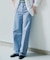 【GLOW5月号掲載/洗える】ライトダンガリー ワイドパンツ