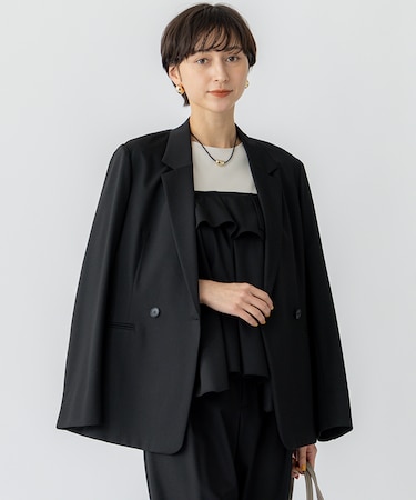 【Oggi3月号掲載/セットアップ対応】 ライトクロス ジャケット