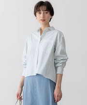 【洗える】CANCLINI クロップド テントライン シャツ
