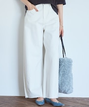 【SLOW/一部店舗限定】LIGHT DENIM バレルワイド パンツ