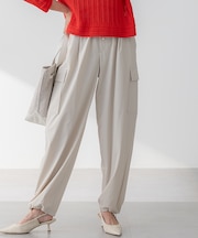 【撥水加工/洗える】ナイロン2WAYストレッチ パラシュート パンツ