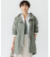 【撥水加工】ナイロン2WAYストレッチ フーデットアウター