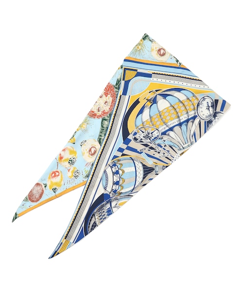 manipuri バルーンジャーニー/スプリング ダイヤ シルク スカーフ