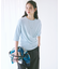 【SLOW/一部店舗限定】MVSコットン カシュクール 5分丈 Tシャツ