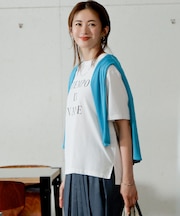 【SLOW/一部店舗限定】MVSコットン  ロゴTシャツ