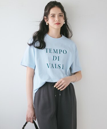 【SLOW/一部店舗限定】MVSコットン  ロゴTシャツ
