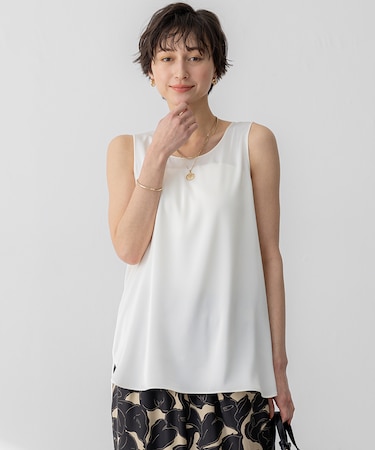 【Oggi5月号掲載】ミスティサテン タンクトップ