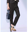 【Oggi7月号掲載/吸水速乾/接触冷感/UVカット】ストレッチジョーゼット テーパード パンツ