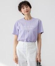 【洗える】カラーロゴ Tシャツ