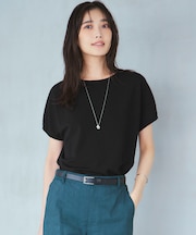 【新色追加/洗える】レーヨンポリエステルストレッチ プルオーバー ニット