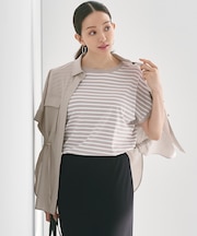 【新色追加/洗える】レーヨンポリエステルストレッチ プルオーバー ニット