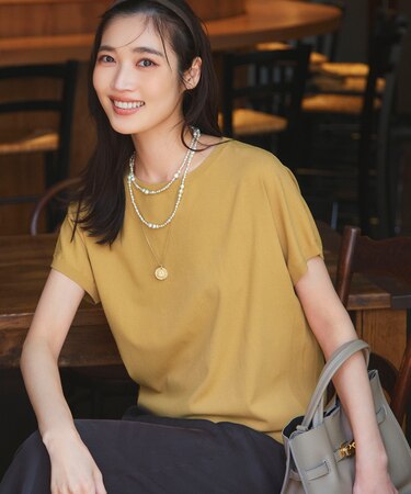 【新色追加/洗える】レーヨンポリエステルストレッチ プルオーバー ニット