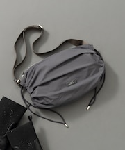【撥水加工/WEB&一部店舗限定カラーあり】ドローストリング ショルダーバッグ