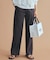 【Oggi5月号掲載/洗える】リネンレーヨンストレッチ ワイド パンツ