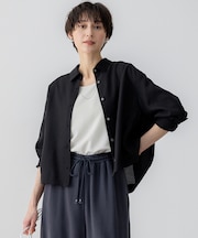 【Oggi5月号掲載/接触冷感/速乾性】シアータンブラー シャツ