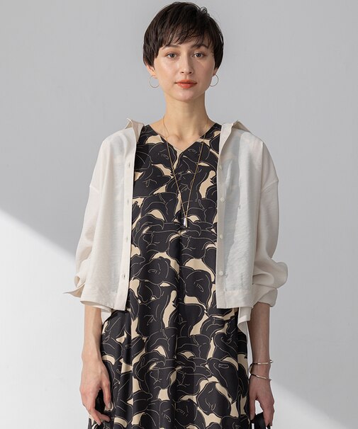 【Oggi5月号掲載/接触冷感/速乾性】シアータンブラー シャツ