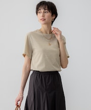 【洗える】ラメジャージ TEE
