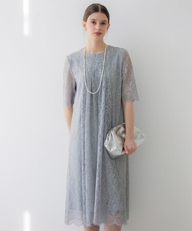 【APPLAUDIR】ブライトフラワーレース ドレス