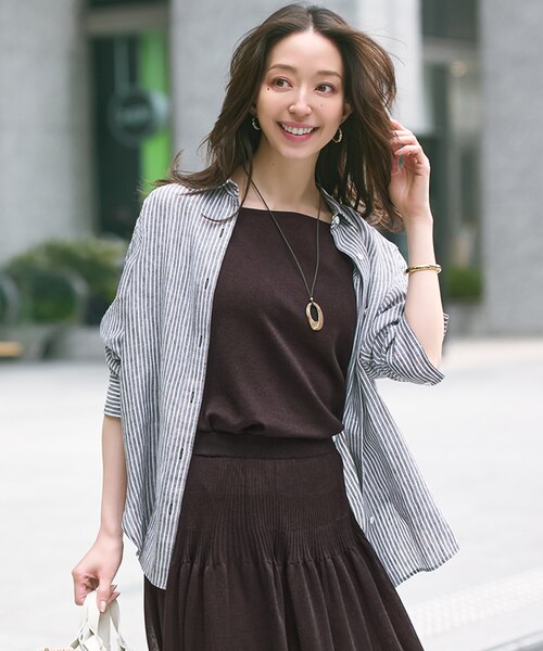 LIBECO ベーシック シャツ｜ニジュウサンクの通販｜&mall（アンド