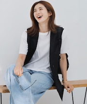 【速乾性/汗じみ防止】半袖 クロップド IT Tシャツ