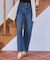 【接触冷感】23区DENIM サマー ストレート ワイド パンツ