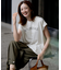 【接触冷感/洗える】BON-PRESAGE ロゴ フレンチスリーブ Tシャツ