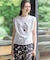 【SLOW/一部店舗限定】ライトツイストコットン 切り替えデザイン Tシャツ