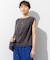 【SLOW/一部店舗限定】ライトツイストコットン 切り替えデザイン Tシャツ