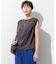 【SLOW/一部店舗限定】ライトツイストコットン 切り替えデザイン Tシャツ